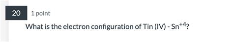 electron configuration for sn|sn+4 electron configuration.